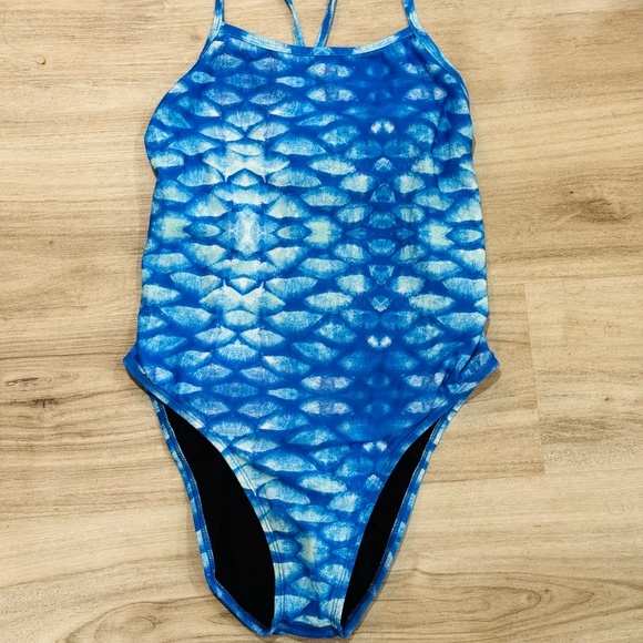 Jolyn - Tie-Back One Piece Jackson Suit in Reppy  Print, Size 34, Never Used - Picture 2 of 3